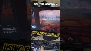 Heres How I Play SnowRunner Using Rexus Daxa Asteria Controller XBox [upl. by Dave]