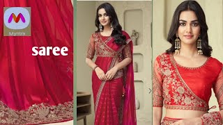 Myntra saree haul party wear festivl special sarees hul  QuickDelivery myntra saree hul [upl. by Hughett]