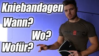 KNIEBANDAGEN  Wann braucht man Kniebandagen und wofür [upl. by Alleirbag]