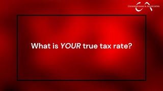 What Is Your True Tax Rate [upl. by Milt]