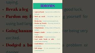 Essential Idioms  Idioms In English  Idioms Vocabulary [upl. by Jarid]