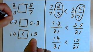 Comparing Fractions 127312 [upl. by Adest]