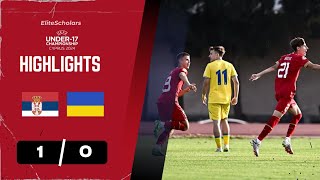 Serbia vs Ukraine  U17 EURO Finals Bitesize Highlights  May 20 2024 [upl. by Hardman]