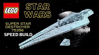 Lego Star Wars Star Destroyer 75356 Construction [upl. by Leahcar]