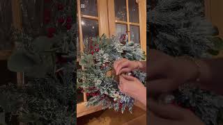 DIY Wreath for Christmas🌲🌲🌲 [upl. by Ettore]