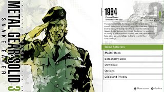 Lets Play Metal Gear Solid 3 Snake Eater Intro [upl. by Leilamag]