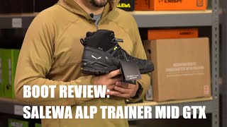 Boot Review Salewa Alp Trainer Mid GTX [upl. by Odlanir578]