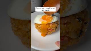 Make this kimchi fried rice recipe at home kimchi quickrecipe [upl. by Noisla]