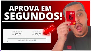 RESPOSTA EM SEGUNDOS CARTÃƒO DE CRÃ‰DITO MASTERCARD APROVAÃ‡ÃƒO IMEDIATA LOJAS RED MAIS FÃCIL [upl. by Harv]