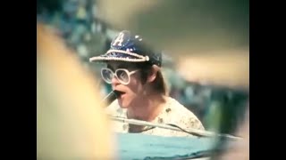 Elton John  Bennie And The Jets Dodger Stadium Los Angeles 1975 [upl. by Wiltshire]