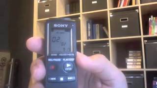 Sony ICD PX820 Digital Voice Recorder [upl. by Kela415]