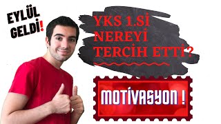 YKS 1si Nereyi Tercih Etti Motivasyon Konuşması Eylül Geldi [upl. by Pooley]