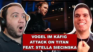 VOGEL IM KÄFIG  ATTACK ON TITAN REACTION feat Stella Siecinska Grissini Project Orchestra [upl. by Simpkins]