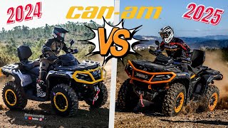 Can Am Outlander 1000 MAX XTP 🚨🚨 2024 vs 2025 👉👉 See The Difference [upl. by Hilda]