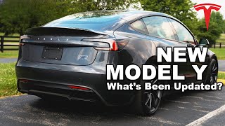 New 2024 Tesla Model Y Review Refresh With Ambient Lightning New Dashboard And More [upl. by Wyck]