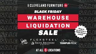 Warehouse Liquidation Sale  BF 2024  15s  The Cleveland Furniture Company [upl. by Studner]