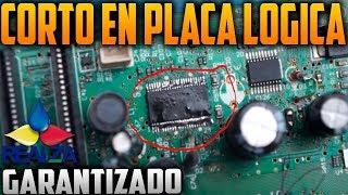 placa logica epson en corto [upl. by Ellak]