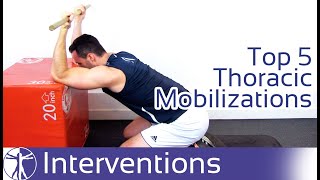 Top 5 Thoracic Spine Mobility Drills [upl. by Aznarepse157]