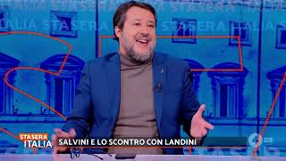 MATTEO SALVINI A STASERA ITALIA RETE 4 13112023 [upl. by Enytsirhc]