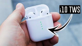 La MEJOR COPIA de AIRPODS  i10 TWS 🎧 [upl. by Yeliac]