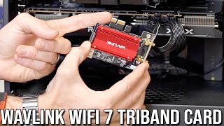 WavLink WiFi 7 PCIe Adapter for PC [upl. by Laundes]