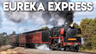 R Class Powers Across the Golden Plains Steamrail Victorias Eureka Express  R761 [upl. by Moncear]