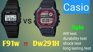 Casio watches reviewCasio f91w with dw291h review [upl. by Euqirdor737]