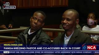 Pangawielding pastor and coaccused back in court [upl. by Hadlee377]