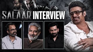 Salaar Team Special Interview with SS Rajamouli  Prabhas  Prithviraj  Prashanth Neel  THYVIEW [upl. by Blainey]