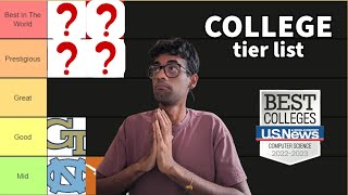 TOP 30 COMPUTER SCIENCE COLLEGES US News Rankings Tier List [upl. by Cerallua]