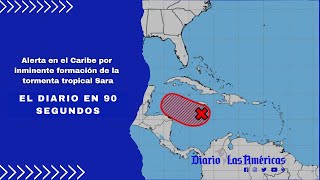 Inminente formación de la tormenta tropical Sara  El Diario en 90 Segundos [upl. by Jacobson]