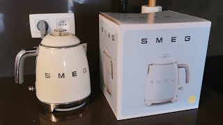 Smeg Mini Water Kettle Unboxing amp Review [upl. by Iron923]