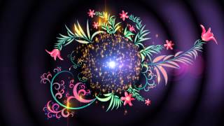 4K UHD Floral Magic Intro Animation Screen Background [upl. by Oiludbo]