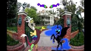 Ponies on Haunted Mansion Disneyland [upl. by Enelehs]