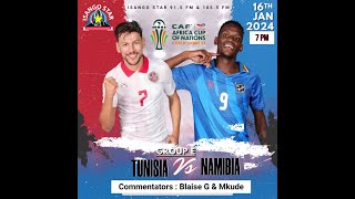 🔴LIVE AFCON2023  TUNISIA VS NAMIBIA ISANGOSTAR [upl. by Aniela]