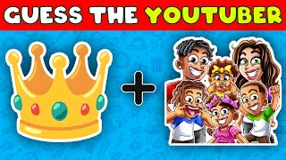 Guess The YouTube Family By Emoji Prince Family FamousTubeFamily Kinigra Deon [upl. by Heman]