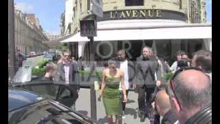 EXCLUSIVE  Tabloid Fave Kim Kardashian and Hip Hop Superstar Kanye West in Paris [upl. by Losyram]