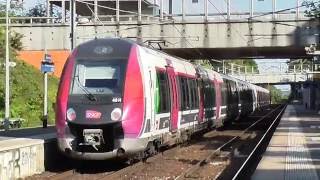 Z50000 NAT  Départ de la gare de Saint Ouen lAumône Liesse sur la ligne H du Transilien [upl. by Teevens]