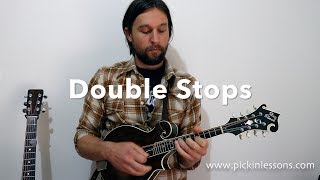 Double Stops Mandolin Lesson [upl. by Aneehsar]