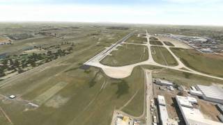 Flight Simulator X FSX  Melbourne International Flyover [upl. by Almat]