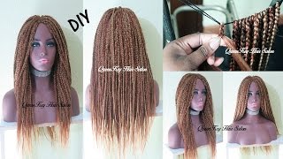 DIY  How To Detailed amp Affordable Box Braid Wig  Beginner Friendly [upl. by Eeresid946]