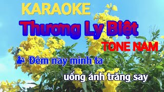 Thương Ly Biệt  Karaoke Tone Nam  Kiến An Organ [upl. by Rexford]