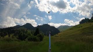 Onride SommerRodelbahn  Kaisereggbahnen Schwarzsee [upl. by Nilyaj]