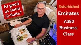 Emirates Business Class A380 Review [upl. by Emad174]