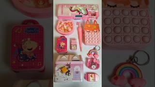 Beautiful pink 💗 stationary collection backtoschool stationary shortvideo asmrschoolstationary [upl. by Laertnom]