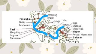 distribution of active volcanoes earthquake epicenters and major mountain belts in CALABARZON [upl. by Ytsirhk]