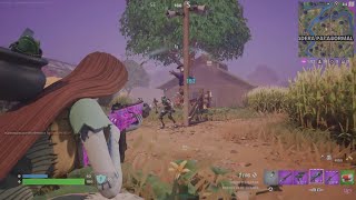 Exploring LEATHERFACES Farm and hidding on the scarecrows l FORTNITEMARES [upl. by Morena795]