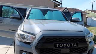 WeatherTech window shades for Toyota Tacoma  Spoiler DONT BUY [upl. by Amuh]