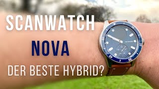 Withings ScanWatch Nova Review deutsch [upl. by Anires]