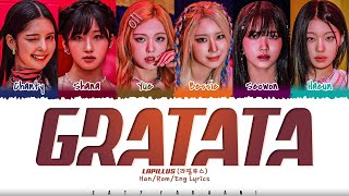 Lapillus 라필루스  GRATATA Lyrics Color CodedHanRomEng [upl. by Utter761]